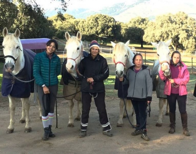  Each one with his horse 